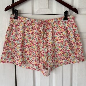 La Vie En Rose Floral Sleep Shorts Size Medium
